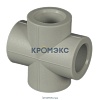 Крестовина PP-R серая внутренняя пайка Дн 20 RTP (РосТурПласт) 10922
