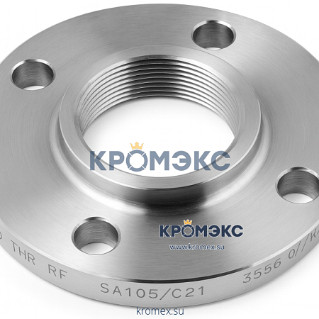 Фланец резьбовой оцинкованный Ду-32 Ру-16 Фланец резьбовой оцинкованный Ду-32 Ру-16