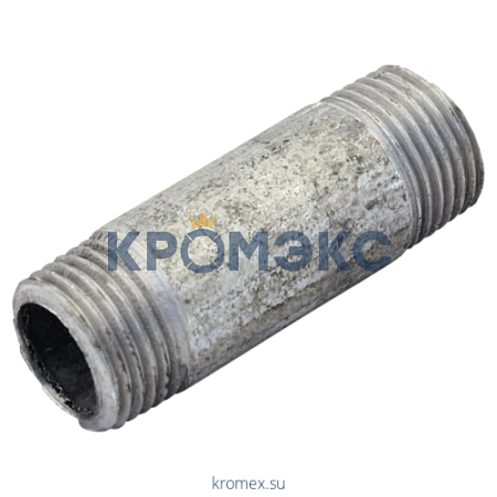 Бочонок сталь оц Ду 40 L=80мм Бочонок сталь оц Ду 40 L=80мм