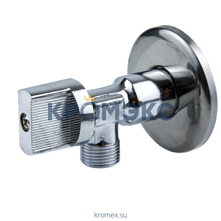 Кран шаровой латунный бытовой хром угловой 1043 G1/2"х3/8" Ру10 НР редуцированный бабочка Aquasfera 1043-01 Кран шаровой латунный бытовой хром угловой 1043 G1/2"х3/8" Ру10 НР редуцированный бабочка Aquasfera 1043-01