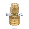 Ниппель латунь 1/2" д/трубы AV Ду6 (10 шт.) Danfoss 003H6859