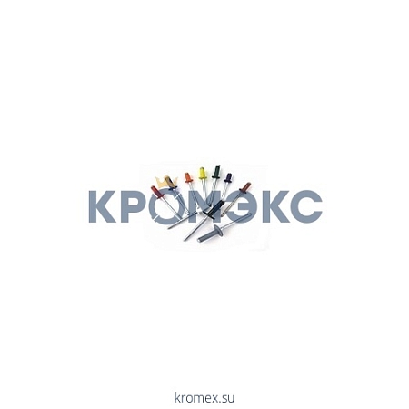 Заклепка вытяжная окрашенная RAL 4,8x12 Заклепка вытяжная окрашенная RAL 4,8x12