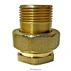 Соединитель латунь американка Ду 20 (3/4") прямой ВР/НР Цветлит ZW50069