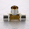 Тройник МП латунь пресс Дн 32 UNI-FITT 10530G323200