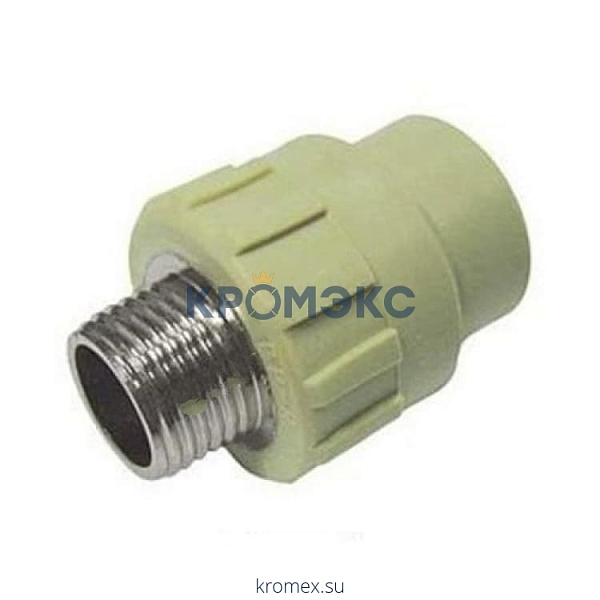 Муфта PP-R комбинированная под ключ серая НР Дн 50х1 1/2" VALFEX 10135050Г Муфта PP-R комбинированная под ключ серая НР Дн 50х1 1/2" VALFEX 10135050Г